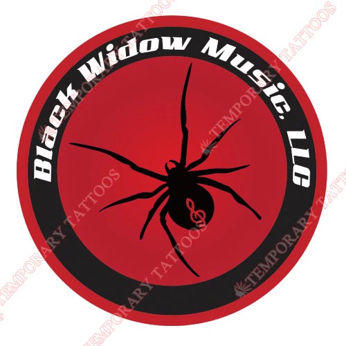 Black Widow Customize Temporary Tattoos Stickers NO.452 Black Widow Customize Temporary Tattoos Stickers NO.452